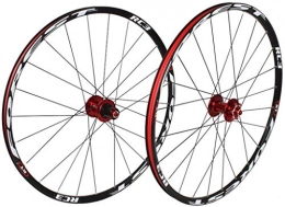 YSHUAI Parti di ricambio YSHUAI - Set di ruote per bicicletta 26 27, 5 in MTB, cuscinetti sigillati a doppio strato, 11 velocità, freno a disco QR 24 1850 g, B-Nero, 27.5inch