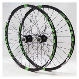 Yuanfang Ruote per Mountain Bike Yuanfang Nue MTB Wheel Set 26 / 27.5 / 29inch Lega di Alluminio Rim Cassette Freno a Disco rapido Supporto Rilascio 8 / 9 / 10 di velocità Marchio Verde (Coppia Ruote) CN (Size : 26")