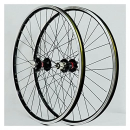 ZCXBHD Ruote per Mountain Bike ZCXBHD MTB Wheelset 26 "27.5" 29" Bicicletta Bike Wheel Set In Lega di Alluminio Quick Release 32H Disc / V Freno per 7 / 8 / 9 / 10 / 11 / 12 Velocità (colore : Nero, Dimensioni: 29")