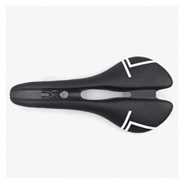 BIGSELL Parti di ricambio BIGSELL Big Sell 001 Ultralight Selle Full Carbon Saddle Bicycle VTT Racing Seat Wave Road Bike Saddle Fit for Men Sans Cycling Seat Seat Mat Bike Pezzi di Ricambio (Color : Black-White)