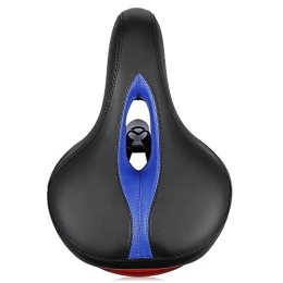  Seggiolini per mountain bike Bike Seat Most Comfortable Bicycle Seat Dual Shock Absorbing Waterproof Bicycle Saddle Bike Seat Replacement (Blue)