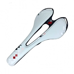 CANJIE Parti di ricambio canjiao Shop Bike Saddle Carbon Bicycle Saddle Road MTB. Sedili in Bicicletta Sedile in Bicicletta a Sella in Carbonio Leggero (Color : White)