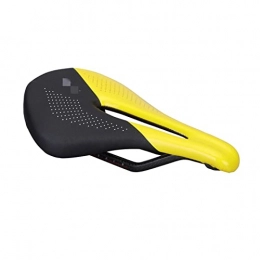 CANJIE Parti di ricambio canjiao Shop Bike Saddle Carbon Seat Mat Saddle Bicycle Carreter Compatibile con Selim Carbon Sella Bike Mountain Bike Seat (Color : Black And Yellow)