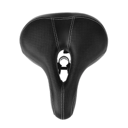 Coprisella Bici Cycling Wide Butt Bicycle Saddle Road Mountain Bike Bycle Cushion (Color : Black)