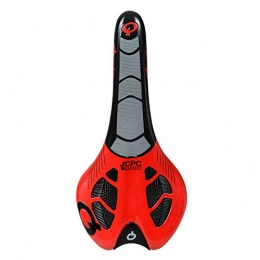 HDONG Parti di ricambio HDONG Bicycle Saddle Comfort MTB Mountain Road Bicycle Seat Cushion Parts-Cpc Rosso.
