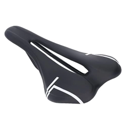 LBEC Parti di ricambio LBEC Cuscino del Sedile per Bicicletta Cavo Modellato inverso Cuscino per Sella per Mountain Bike in Microfibra PU Leather 100 Nero Bianco