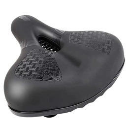  Seggiolini per mountain bike Oversized Comfortable Bike Seat - Wide Leather Bicycle Saddle Cushion for Men Women Seniors Spin Exercise Bikes Outdoor Cycling