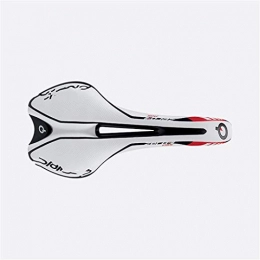 O-Mirechros Parti di ricambio Sedili Sedile ultrafine bicicletta della fibra di nylon Shell sella della bicicletta White