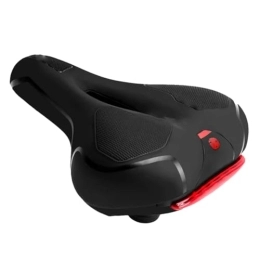 Generic Parti di ricambio Sella per bicicletta Big Butt Cuscino Hollow MTB Bike Sedile anteriore rosso