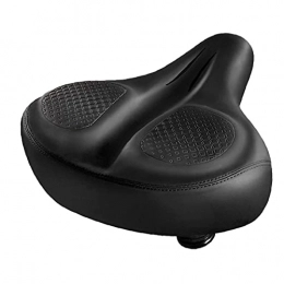 Rrunzfon Parti di ricambio Sella per biciclette, impermeabile larga soffusa morbida Comfort Bicycle Air Cushion Seat Forte capacità di trasporto