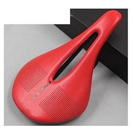 Sparrow Angel Parti di ricambio Sella per mountain bike Sella per biciclette MTB Saddles in fibra di carbonio Sella in fibra di carbonio 240-143 mm / 125 G Road Bike Bicycle / Steel Saddle Rails Bicycle Cycling ( Color : Red )