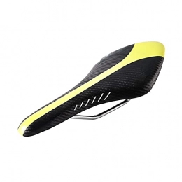SIY Seggiolini per mountain bike SIY Lightweight Road Bike Saddle Fit for Men Donne Modello di Carbonio Bicycle Saddle Bicycle Comfort MTB Mountain Bike Sella Sedile Sedile Ampio Sedile da Corsa (Color : Yellow)
