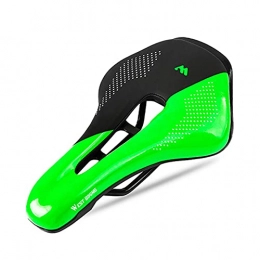wuwu Parti di ricambio wuwu MTB. Bike Saddle Road Bicycle Bicycle Cycling Soft Hollow Traspibile Cuscino for Cuscino for Biciclette Accessori for Biciclette (Color : Green)