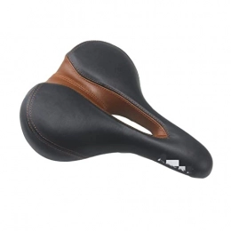 ZHANGWY Parti di ricambio ZHANGWY Yang Store Bicycle Saddle Retro Bike Seat Hollow Cycling Saddle Vintage Custion Bike MTB. Saddle Classic. PU. Sedile in Pelle Marrone (Color : Hollow)