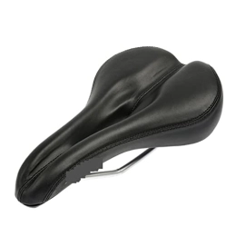 ZHOUFENG Seggiolini per mountain bike ZHOUFENG Bicicletta Sella for Biciclette ciclistiche in Bicicletta in Bicicletta MTB Sedili Morbidi Acciaio Morbido sedili Vuoti Accessori for Biciclette Selle (Color : Black1)