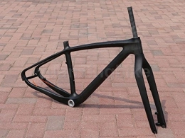 yuanxingbike Cadres de vélo de montagnes 219 # Toray de VTT en carbone Full carbone UD Mat pour VTT 29er BB30 Cadre 44, 5 cm Fourchette Casque