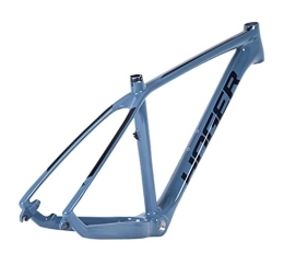 Bikeco Cadres de vélo de montagnes BIKECO Cadre de VTT T700 en carbone - 27, 5 cm - Cadre de vélo en fibre de carbone BB30 - 19" - Bleu