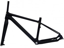 Flyxii Pièces de rechanges Carbone Mat Cadre vélo VTT (pour BSA) 43, 2 cm + Fourchette