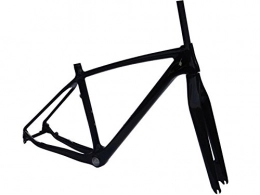 Flyxii Cadres de vélo de montagnes Carbone unidirectionnel pour VTT 650B / 27, 5er Cadre de vélo (BB30) 43, 2 cm Fourchette