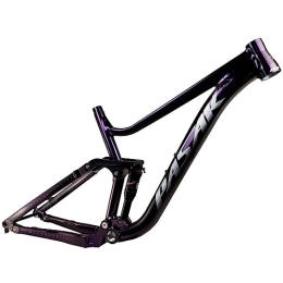 FAXIOAWA Pièces de rechanges FAXIOAWA Cadre de vélo de Montagne à Suspension complète 27, 5er / 29er Cadre VTT de Descente 16'' / 18'' 3.0 Pneus Boost Thru Axle Frame 148mm DH / XC / AM (Color : Purple, Size : 27.5 * 18'')