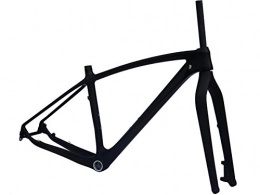 Flyxii Cadres de vélo de montagnes UD carbone mat Cadre vélo VTT (29er pour BSA) 43, 2 cm Fourchette Axe 15 mm