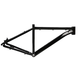 Vielrosse Cadre de vélo de montagne 26", cadre en alliage d'aluminium, cadre de vélo en carbone, queue de poisson, décrocheur de montagne, disque de cadre de vélo (noir)