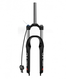 DJiess Fourches VTT Fourche de suspension pour vélo, 66 cm VTT avec contrôle du fil Noir