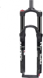 LIRONGXILY Pièces de rechanges Fourche VTT Fourchette à vélos Suspension Vélo Vélo Vélo Vélo MTB Fourchette Carbon Tube de carbone, alliage d'aluminium Amortisseur d'amortisseur pneumatique ( Color : Black , Size : 26 inch )