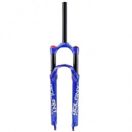 CDSL Fourches VTT Fourches Fourches de Suspension 26" / 27, 5" / 29 '' Voyage 100mm, 1-1 / 8 '' for Manuel Straight Tube Mountain Bike (Color : Blue, Size : 29 inch)