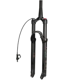 GYWLY-LY Fourches VTT GYWLY-LY 26 / 27.5 / 29Air Suspension Fourche Avant Ajustement du Rebond Tube Droit QR 9mm Voyage 120mm Manual Lock Out / À Distance Lock Out Fourches VTT (Color : C, Size : 26inches)