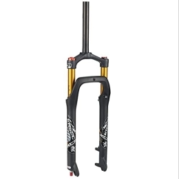 GYWLY-LY Fourches VTT GYWLY-LY 26 Pouces VTT Air Suspension Fourche Avant Rebond Ajuster Tube Droit Fourches VTT 1-1 / 8 Voyage 120mm Alliage D'aluminium Manual Lock Out