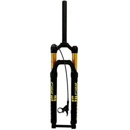 GYWLY-LY Fourches VTT GYWLY-LY Bicyclette Fourche Avant VTT Air Suspension Fourche Avant Axe Traversant 15 100 1-1 / 8" À Distance Lock Out Voyage 100mm Mat (Size : 27.5in)