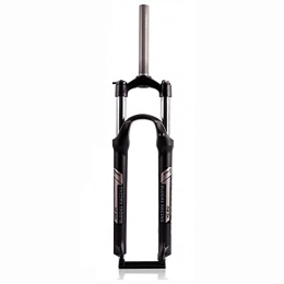 GYWLY-LY Fourches VTT GYWLY-LY VTT Vélo SuspensionFourche 26 / 27.5 / 29in Tube Droit Alliage D'aluminium Manual Lock Out Ressort D'huile Fourche Avant pour Station Wagon XC Véhicule Tout Terrain (Color : Black, Size : 26in)