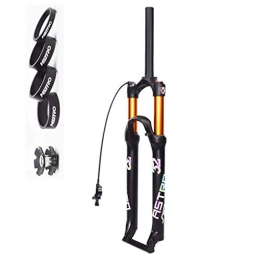 KQBAM Pièces de rechanges KQBAM Air Bicycle Fork 26"Bicycle Fork 27.5" 29"MTB 1-1 / 8" Straight Steerer 100Mm Travel QR 9X100Mm Remote Lockout Manual Lockout