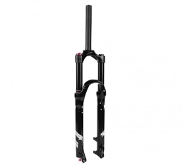 LLDKA Mountain Bike Bicycle Fork 140mm Travel Suspension Fork MTB 26/27.5/29 inch, Straight Manual Lock,Noir,29 inches