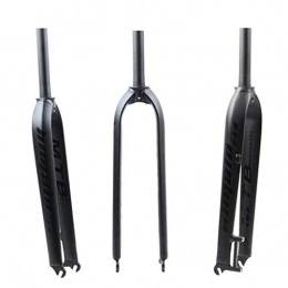 LSRRYD Fourches VTT LSRRYD Fourche de suspension pour vélo de VTT en alliage d'aluminium 66 cm 69, 8 cm Fourche avant 73, 7 cm pour VTT QR 9 mm 730 g (couleur : noir, taille : 66 cm)