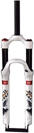 MGE Pièces de rechanges MGE VTT Suspension Fork, 1-1 / 8" 28.6mm en Alliage d'aluminium de 27, 5 Pouces Tube Droit de vélos à Distance 120mm Voyage Contrôle (Color : B, Size : 26 inch)