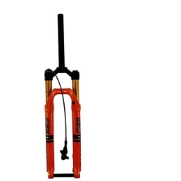 SMANNI Pièces de rechanges SMANNI Fourchette à Suspension pneumatique for vélo VTT 29 à Travers l' 15 * 100mm Ligne de réglage du Rebond Frein à Disque à Distance Fourchette de vélo (Color : 29RL Gloss Org R)