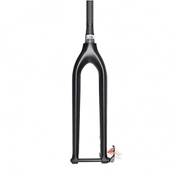 Sonwaohand Pièces de rechanges Sonwaohand 29 inch MTB Cycling Suspension Fork, 3k Carbon Fiber Cone Tube Quick Release Lever Hard Disc Brake 1-1 / 8' (28.6mm) 29 Pouces Un