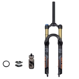 TS TAC-SKY Fourches VTT TS TAC-SKY Fourche VTT 120mm Travel 27.5 / 29 inch Shock Absorption Shockproof Air Pressure Accessories Magnesium Alloy Forks (Color : Black 29 inch Straight Manual)
