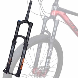 TS TAC-SKY Fourches VTT TS TAC-SKY Fourche VTT 175mm Travel Fork Bike Suspension Fork XC DH AM Down Hill Thru Axle Boost Fork Bicycle Rebound Adjustment Suspension (Color : Black, Size : 29 Tapered Manual)
