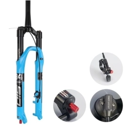 TS TAC-SKY Fourches VTT TS TAC-SKY Fourche VTT 26 / 27.5 / 29er inch Mountain Bike RL 120mm Air Suspension Fork Magnesium Alloy Cycling Components (Color : Blue Cone RL, Size : 27.5-inch)
