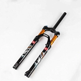UD-strap Fourches VTT UDstrap Vlo Suspension Fork, Magnsium Alloy Pneumatic Shock Absorber Mountain Bicycle Accessoires Straight Pipe 1-1 / 8" Voyage 100mm 26 Pouces D