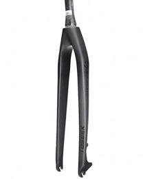 WXX Pièces de rechanges WXX 26 / 27, 5 / 29 Pouces vélo Fourche cône Tube 3K Full Carbon Fiber Mountain Bike Dur Fork Freins à Disque 1-1 / 8" pour Accessoires Vélo, Noir, 27.5 inch
