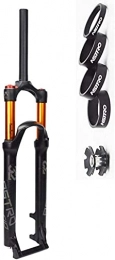 WYJW Fourches VTT WYJW Air Bicycle Fork 26"Bike Suspension Fork 27.5" 29"MTB 1-1 / 8" Straight Steerer 100mm Travel QR 9x100mm Remote Lockout Manual Lockout