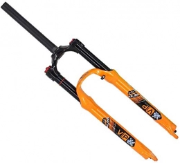 YXYNB Pièces de rechanges YXYNB MTB Cycling Air Fork 1-1 / 8"Travel 100mm Manual Lock 26 inch 27.5 inch 29 inch Aluminium Alloy, Orange-27.5inch, Orange, 26inch