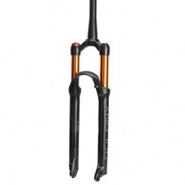 ZCXBHD Fourches VTT ZCXBHD VTT Vlo Air Fork Supension Rglage Rebond 26 / 27, 5 / 29er Serrure Droite fusel Fork Mountain for Accessoires Vlo Frein Disque (Color : Gold, Size : 26er Tapered Hand)