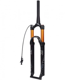 ZHTY Pièces de rechanges ZHTY Fourche de vélo VTT 26"Air Rebound Bike Suspension Fork 27.5" 29"1-1 / 2" Conical Steerer 100mm Travel QR 9x100mm Remote Lockout Manual Lockout Suspension Fork