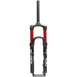 ZKORN Bicycle Accessories， Suspension Bike Forks, Cycling Mountain Bicycle Suspension Fork 26/27.5/29 inch Fork, Aluminum Alloy, for Road Bike,Red-27.5Inch