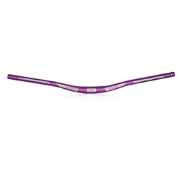 KLWEKJSD Pièces de rechanges 31.8mm*620mm 720mm 780mm 800mm Guidon VTT Alliage D'aluminium Guidon De Vélo De Montagne Barre Extra Longue Pour Vélo XC DH (Color : Purple, Size : 720mm)